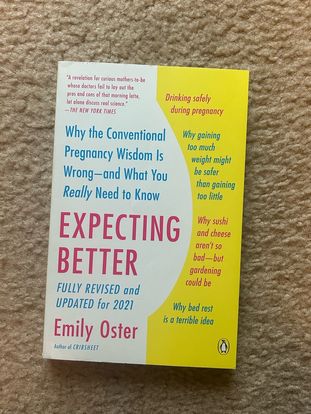 Expecting Better by Emily Oster